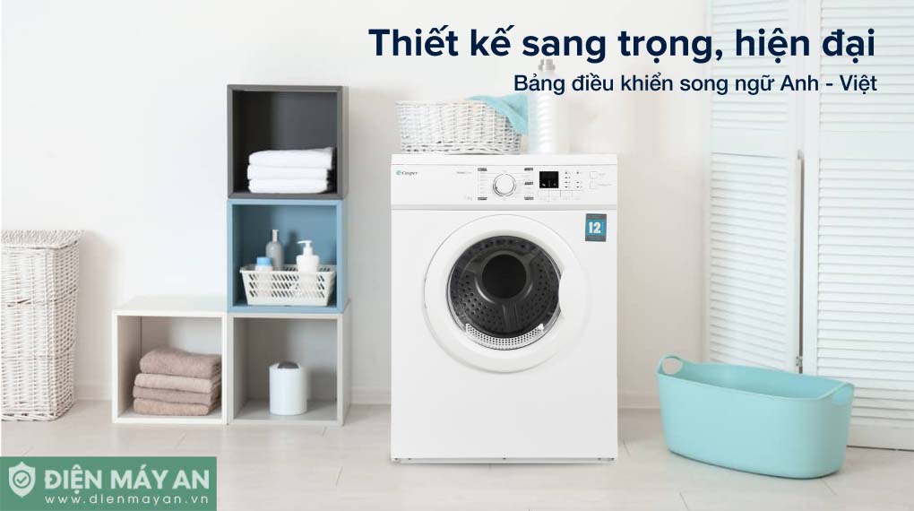 Máy Sấy Thông Hơi Casper 7.2 Kg TD-72VWD - thiết kế